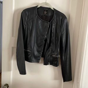 Zara faux leather jacket